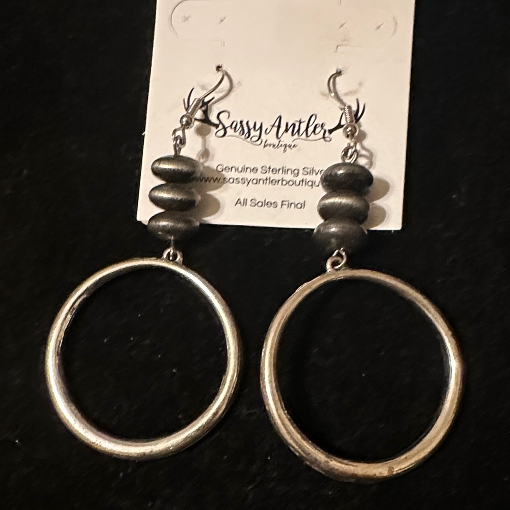 Silver Hoop Earrings